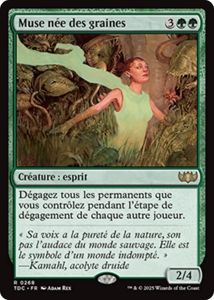 Muse née des graines — Tarkir: Dragonstorm Commander — Magic: The Gathering