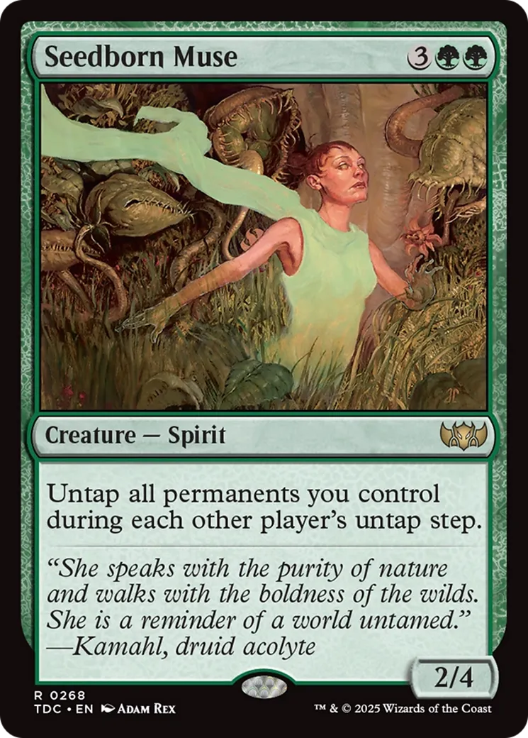 Muse née des graines — Tarkir: Dragonstorm Commander — Magic: The Gathering