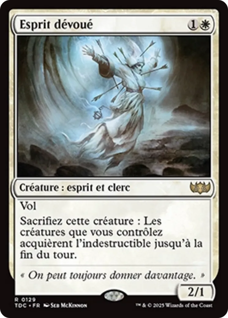 Esprit dévoué — Tarkir: Dragonstorm Commander — Magic: The Gathering