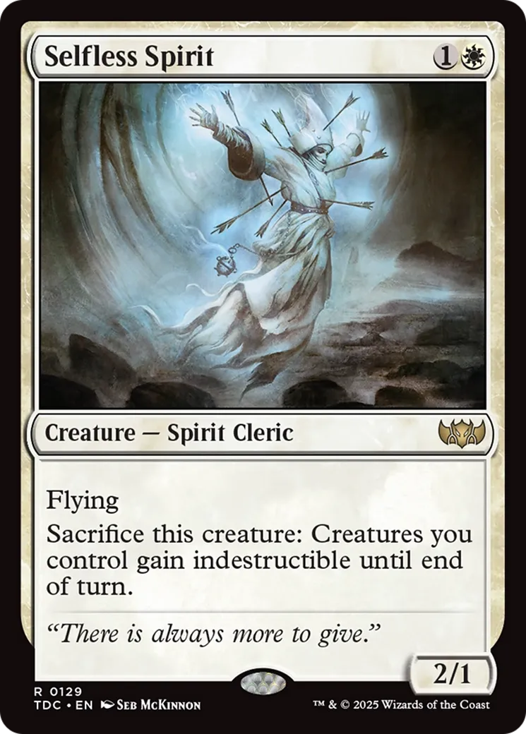 Esprit dévoué — Tarkir: Dragonstorm Commander — Magic: The Gathering