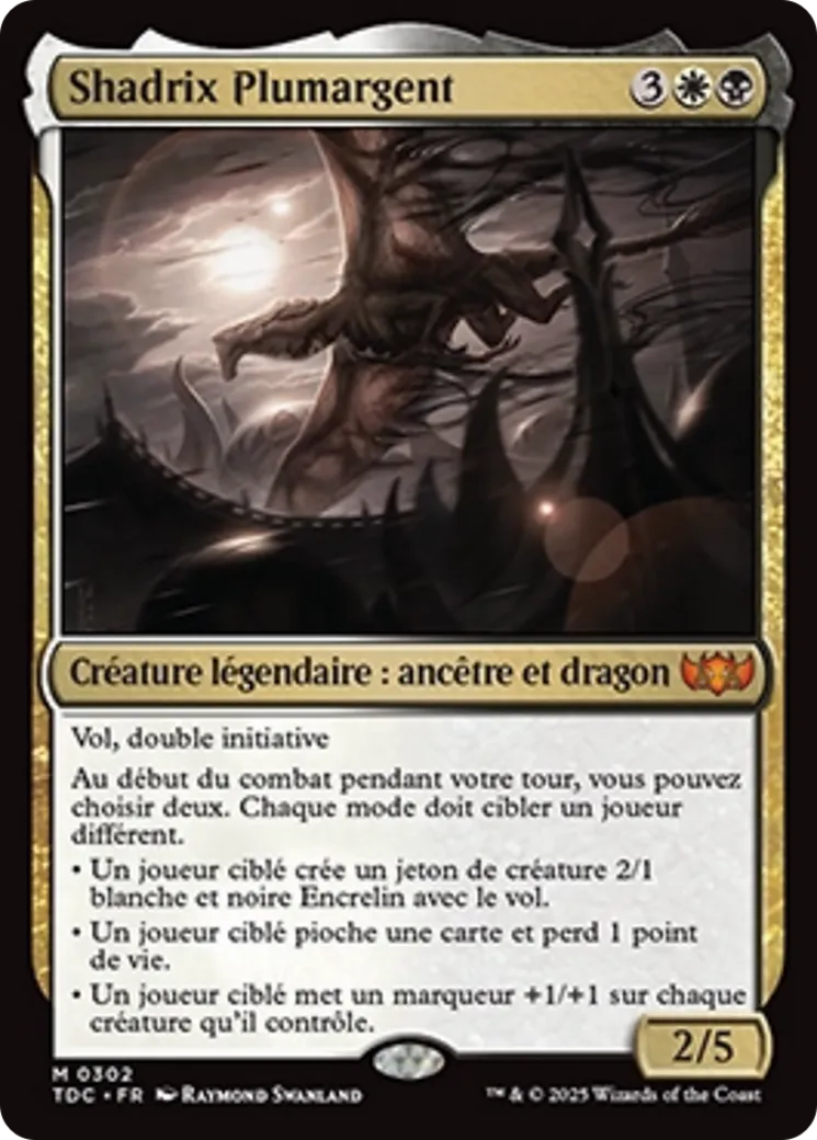 Shadrix Plumargent — Tarkir: Dragonstorm Commander — Magic: The Gathering