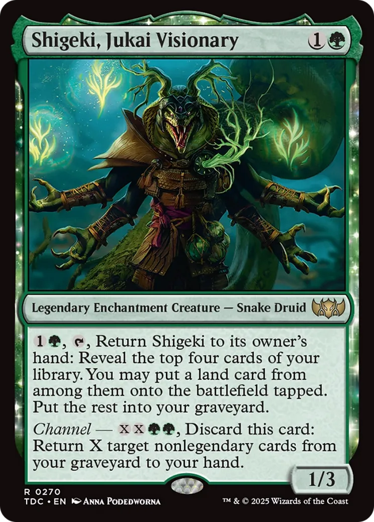 Shigeki, visionnaire de Jukai — Tarkir: Dragonstorm Commander — Magic: The Gathering