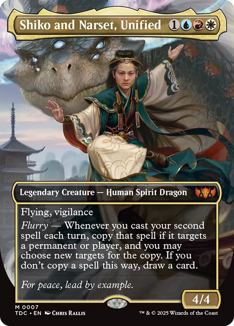 Shiko et Narset, unifiées — Tarkir: Dragonstorm Commander — Magic: The Gathering