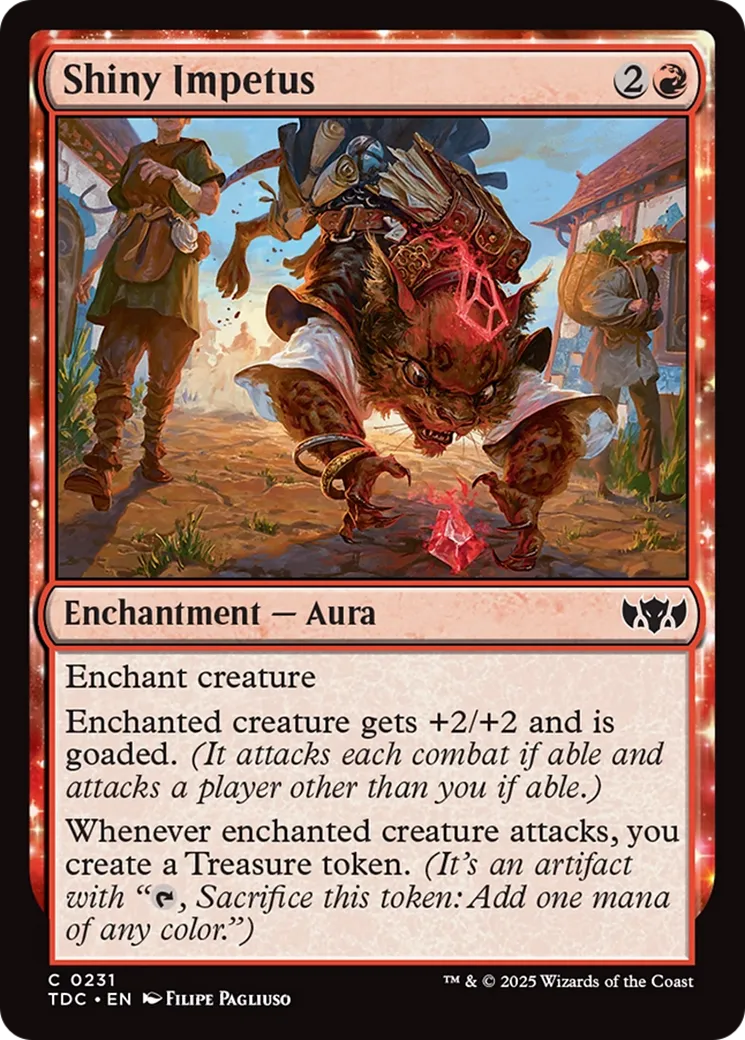 Shiny Impetus — Tarkir: Dragonstorm Commander — Magic: The Gathering