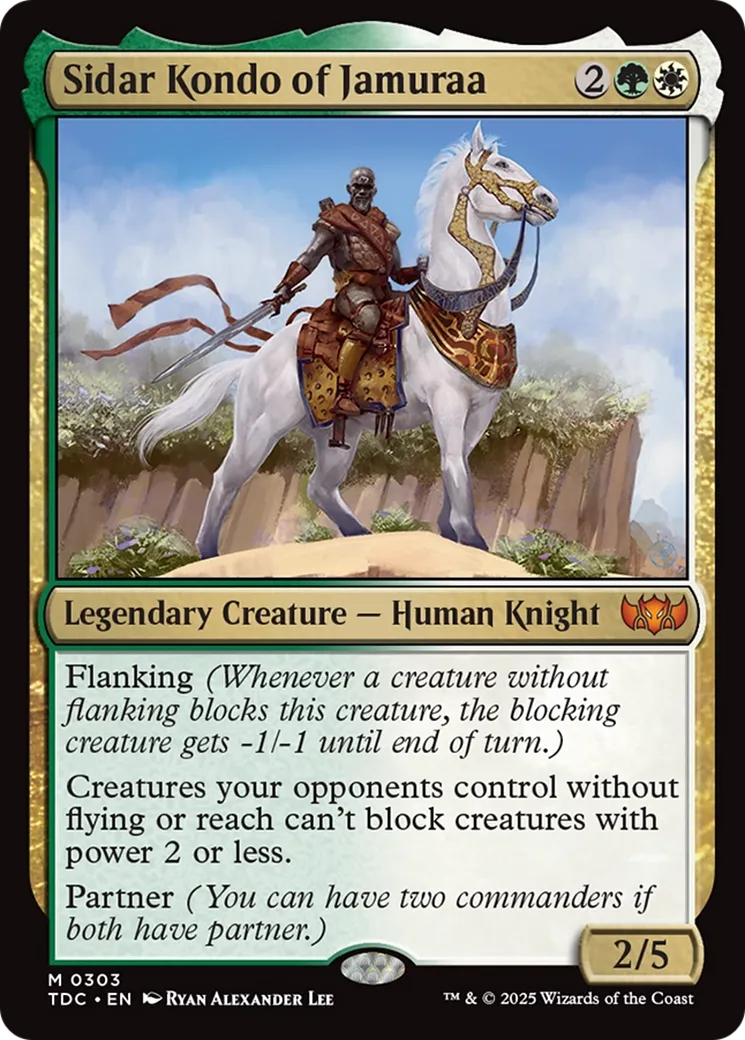 Sidar Kondo of Jamuraa — Tarkir: Dragonstorm Commander — Magic: The Gathering