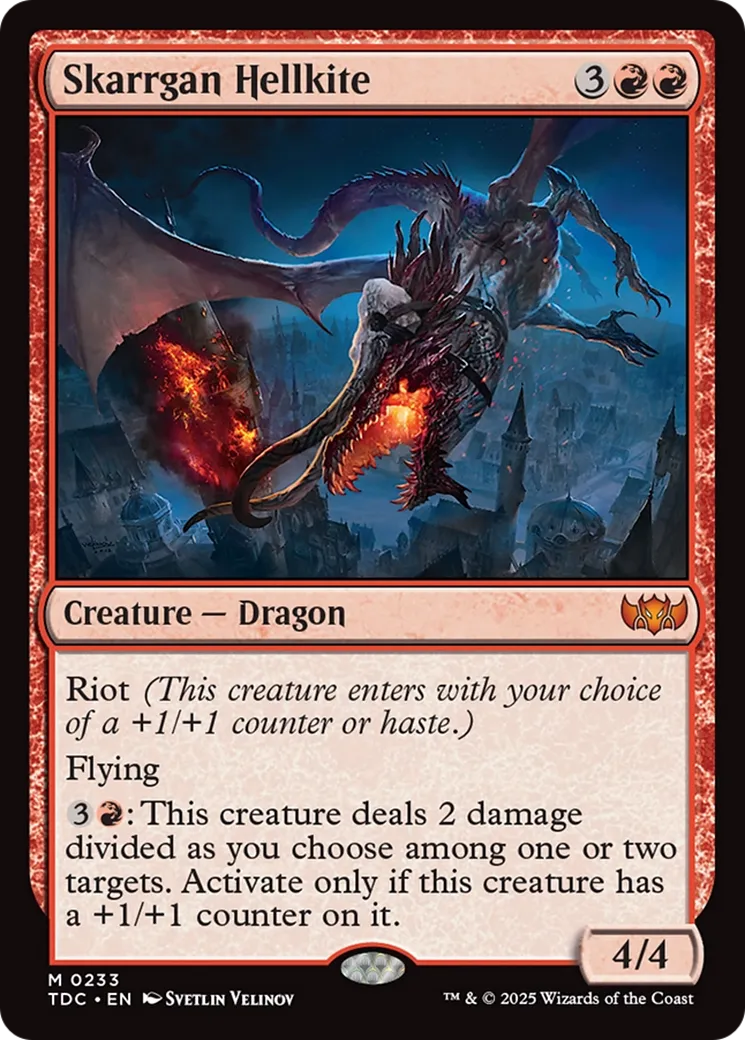 Escouflenfer skarrgan — Tarkir: Dragonstorm Commander — Magic: The Gathering