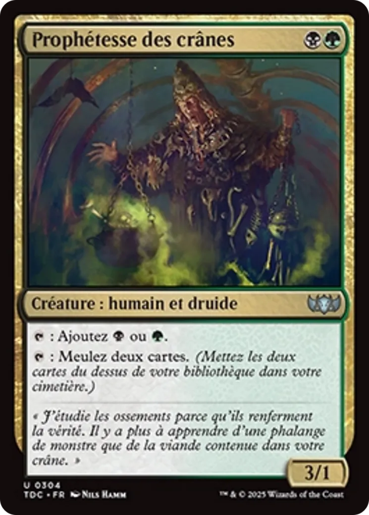 Prophétesse des crânes — Tarkir: Dragonstorm Commander — Magic: The Gathering