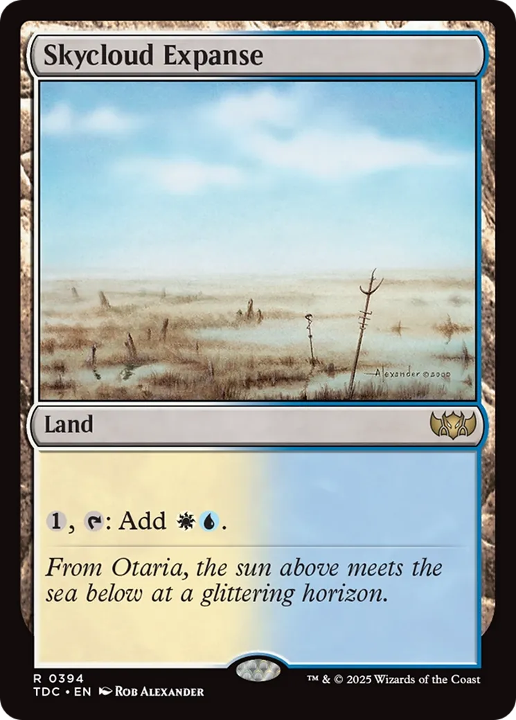 Immensité de Cielcouvert — Tarkir: Dragonstorm Commander — Magic: The Gathering