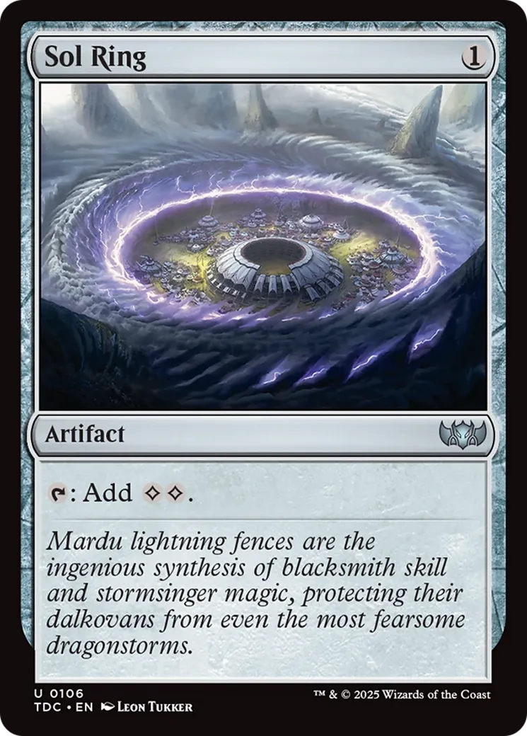 Anneau solaire — Tarkir: Dragonstorm Commander — Magic: The Gathering