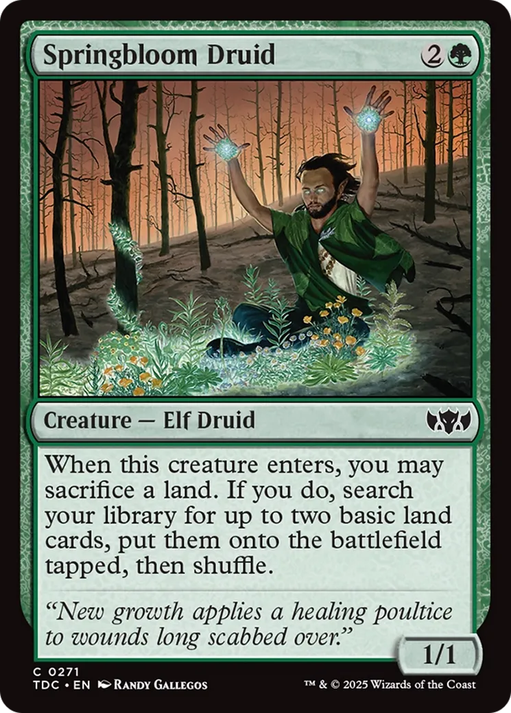 Druide du printemps — Tarkir: Dragonstorm Commander — Magic: The Gathering