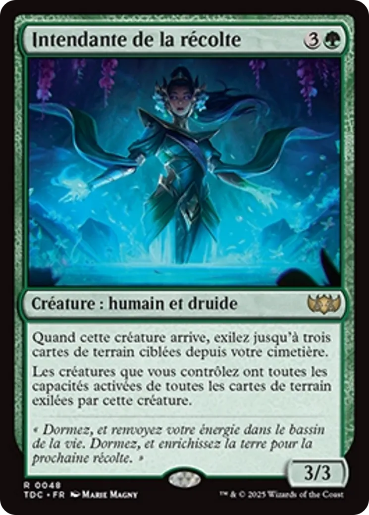 Intendante de la récolte — Tarkir: Dragonstorm Commander — Magic: The Gathering