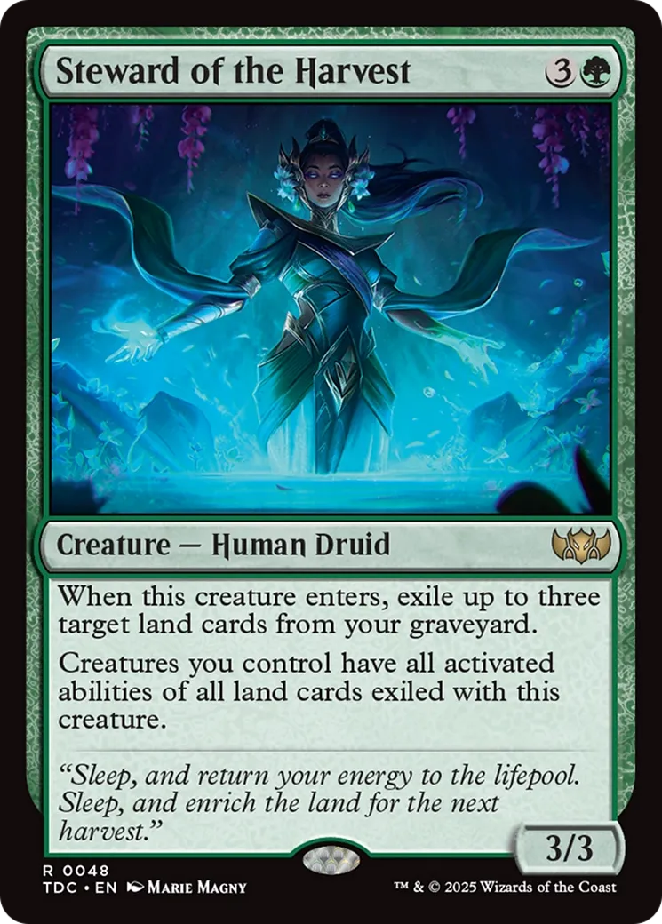 Intendante de la récolte — Tarkir: Dragonstorm Commander — Magic: The Gathering