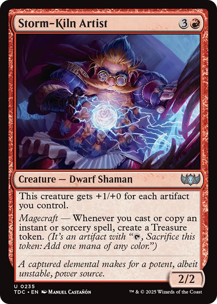 Storm-Kiln Artist — Tarkir: Dragonstorm Commander — Magic: The Gathering