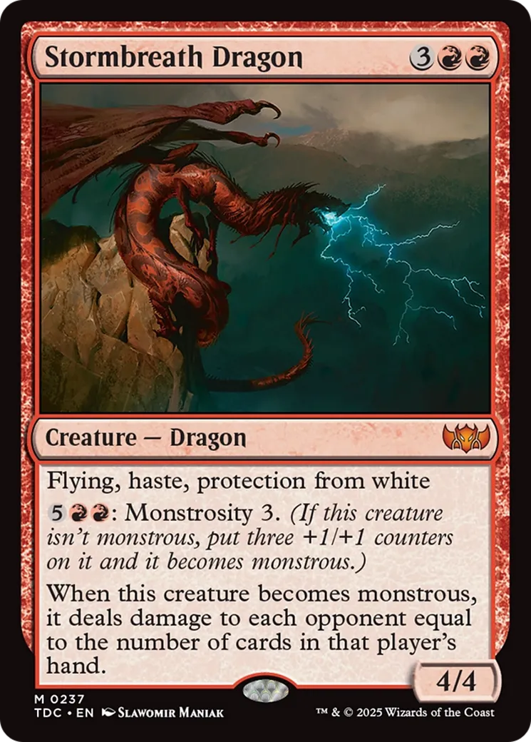 Stormbreath Dragon — Tarkir: Dragonstorm Commander — Magic: The Gathering