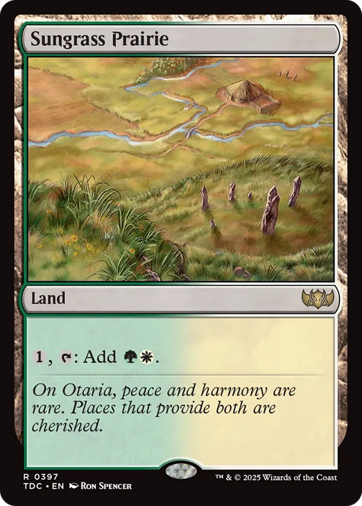Sungrass Prairie — Tarkir: Dragonstorm Commander — Magic: The Gathering