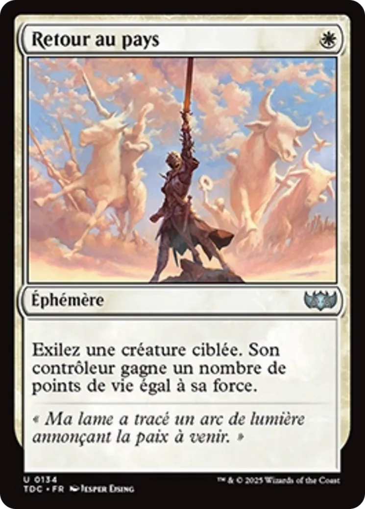 Retour au pays — Tarkir: Dragonstorm Commander — Magic: The Gathering