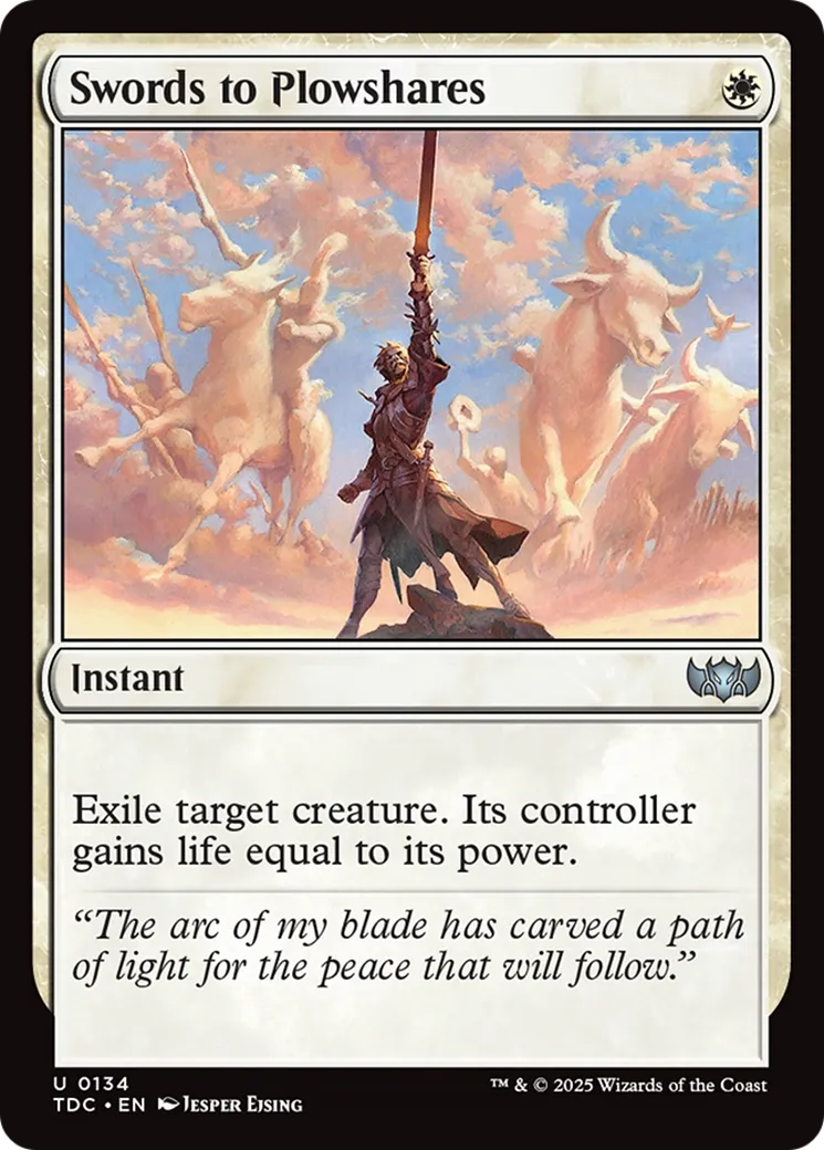 Swords to Plowshares — Tarkir: Dragonstorm Commander — Magic: The Gathering