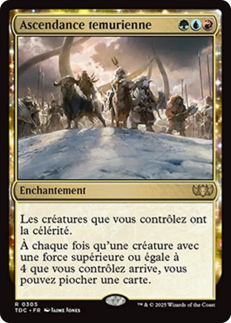 Ascendance temurienne — Tarkir: Dragonstorm Commander — Magic: The Gathering