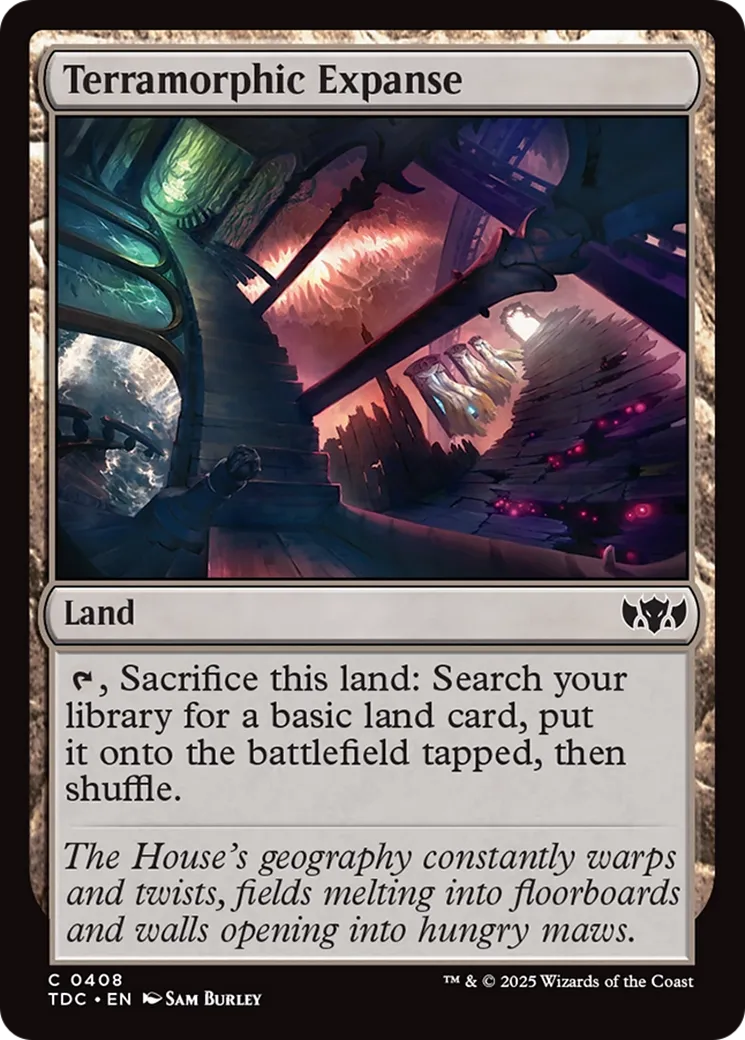 Immensité terramorphe — Tarkir: Dragonstorm Commander — Magic: The Gathering