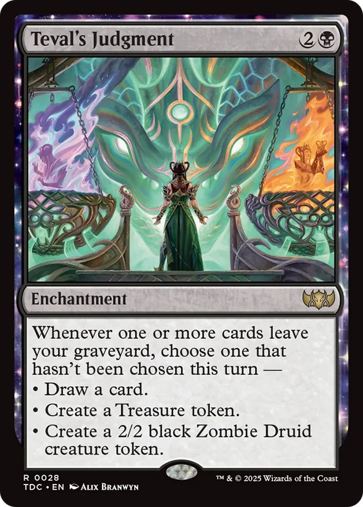 Teval's Judgment — Tarkir: Dragonstorm Commander — Magic: The Gathering