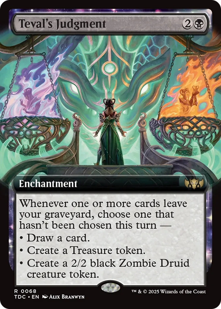 Teval's Judgment from Tarkir: Dragonstorm Commander - Magic: The Gathering