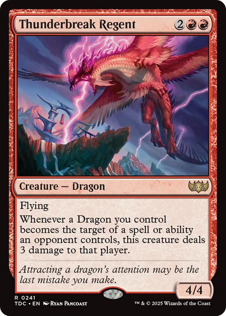 Régente brisetonnerre — Tarkir: Dragonstorm Commander — Magic: The Gathering