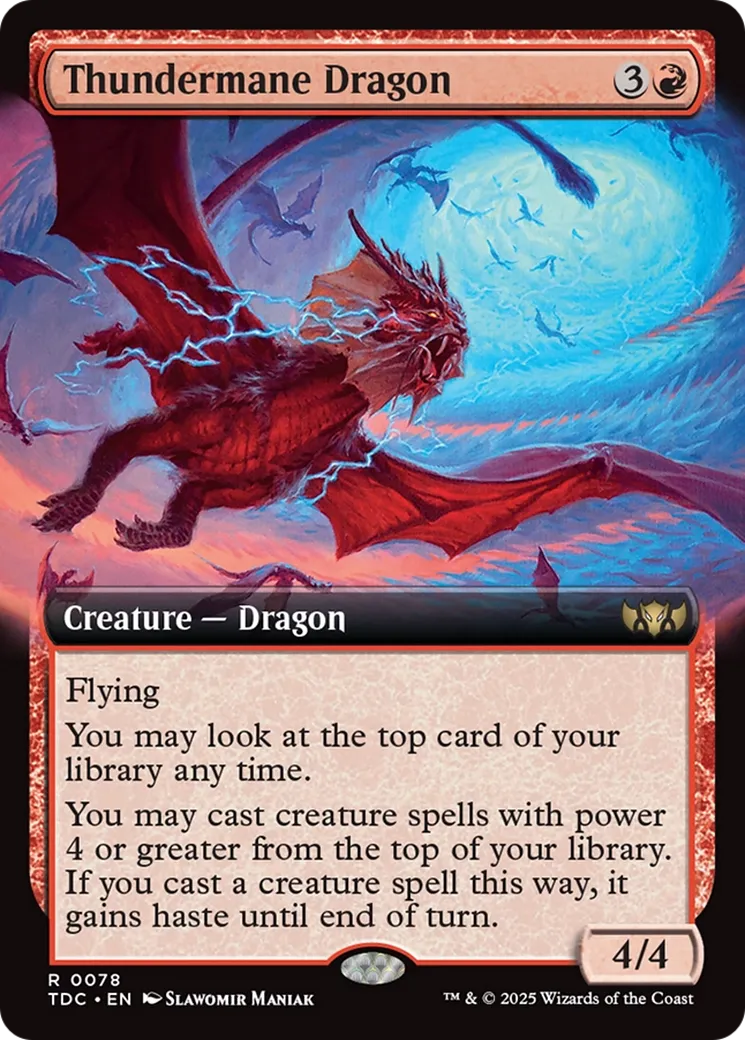 Thundermane Dragon — Tarkir: Dragonstorm Commander — Magic: The Gathering