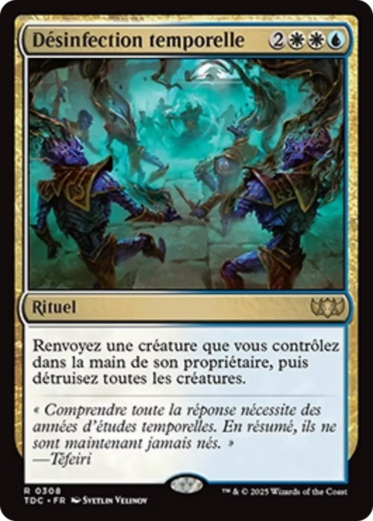 Désinfection temporelle — Tarkir: Dragonstorm Commander — Magic: The Gathering