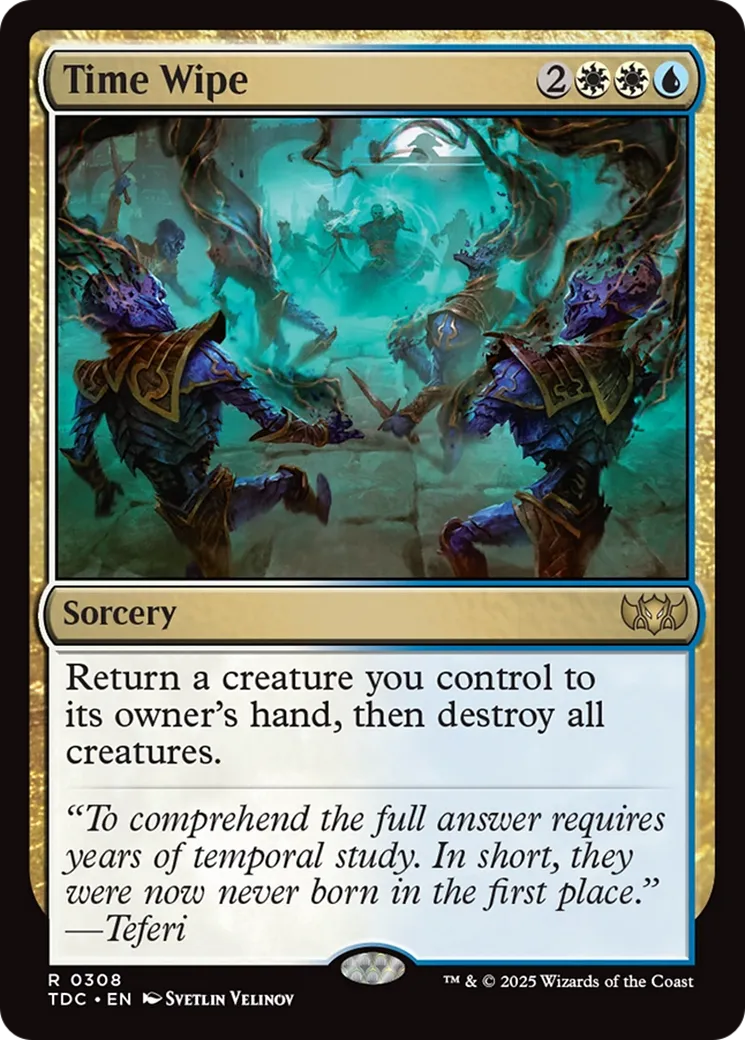 Time Wipe — Tarkir: Dragonstorm Commander — Magic: The Gathering
