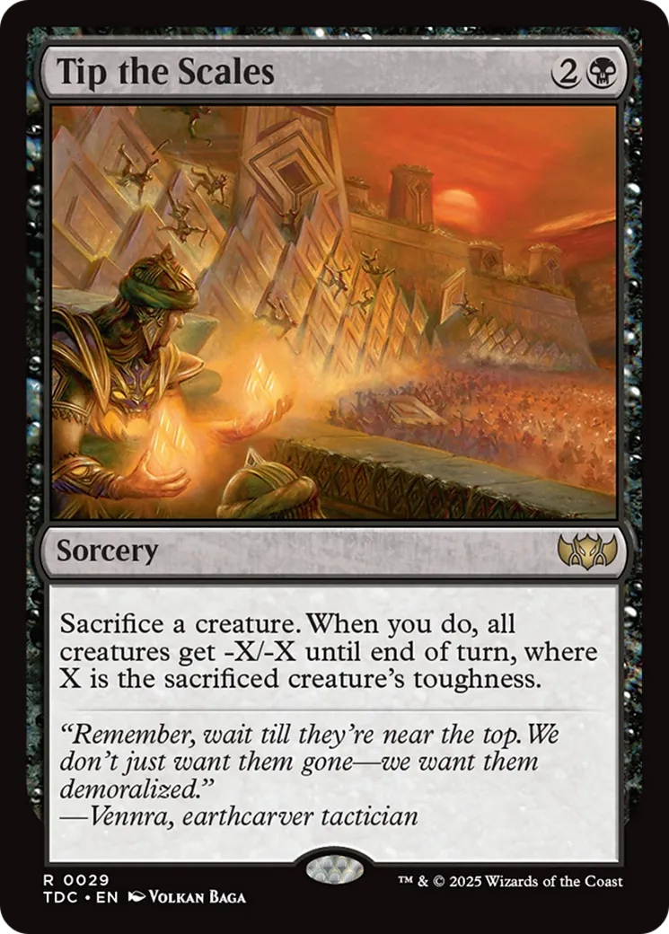 Lever les écailles — Tarkir: Dragonstorm Commander — Magic: The Gathering