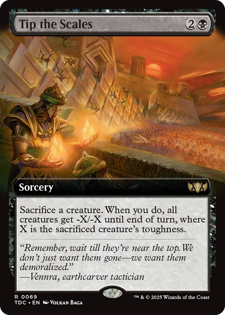 Tip the Scales from Tarkir: Dragonstorm Commander - Magic: The Gathering
