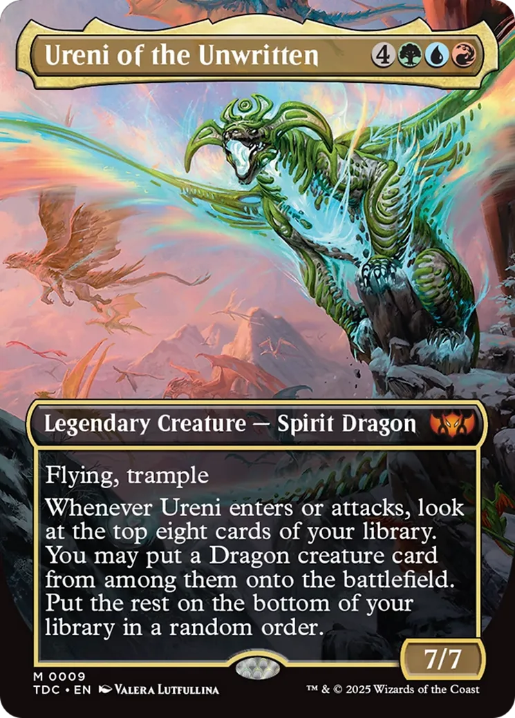 Ureni of the Unwritten — Tarkir: Dragonstorm Commander — Magic: The Gathering