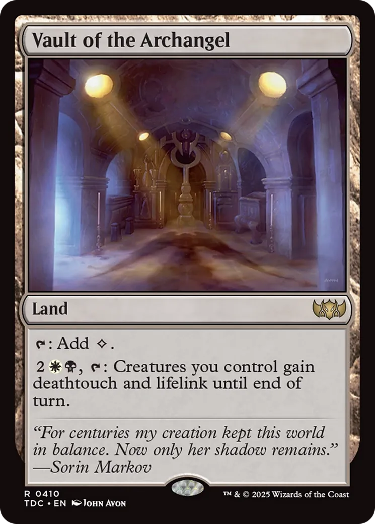 Caveau de l'archange — Tarkir: Dragonstorm Commander — Magic: The Gathering