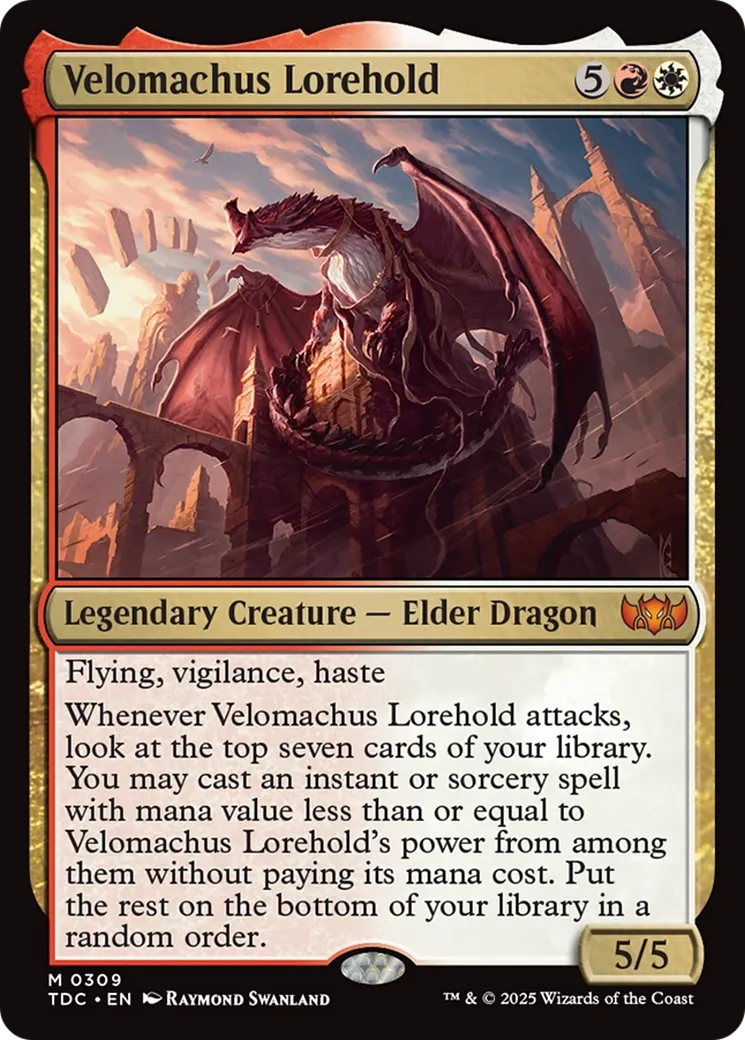 Velomachus Lorehold — Tarkir: Dragonstorm Commander — Magic: The Gathering