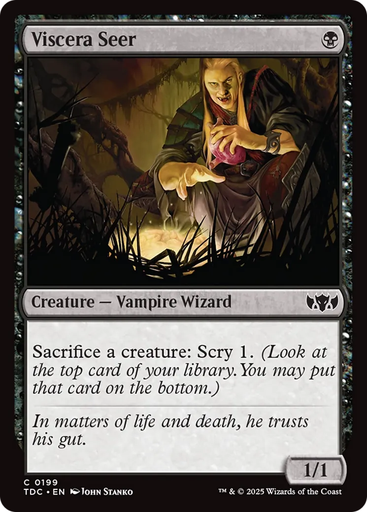 Viscera Seer — Tarkir: Dragonstorm Commander — Magic: The Gathering