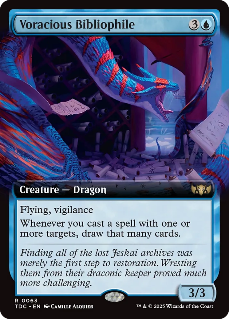 Bibliophile vorace — Tarkir: Dragonstorm Commander — Magic: The Gathering