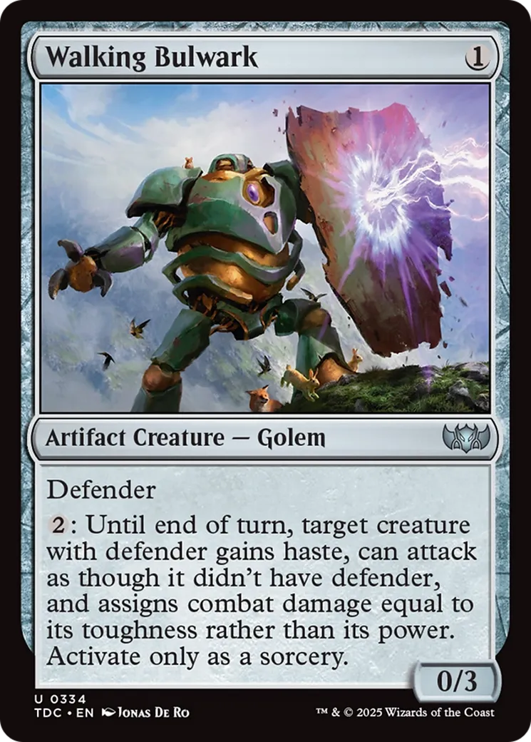 Walking Bulwark — Tarkir: Dragonstorm Commander — Magic: The Gathering
