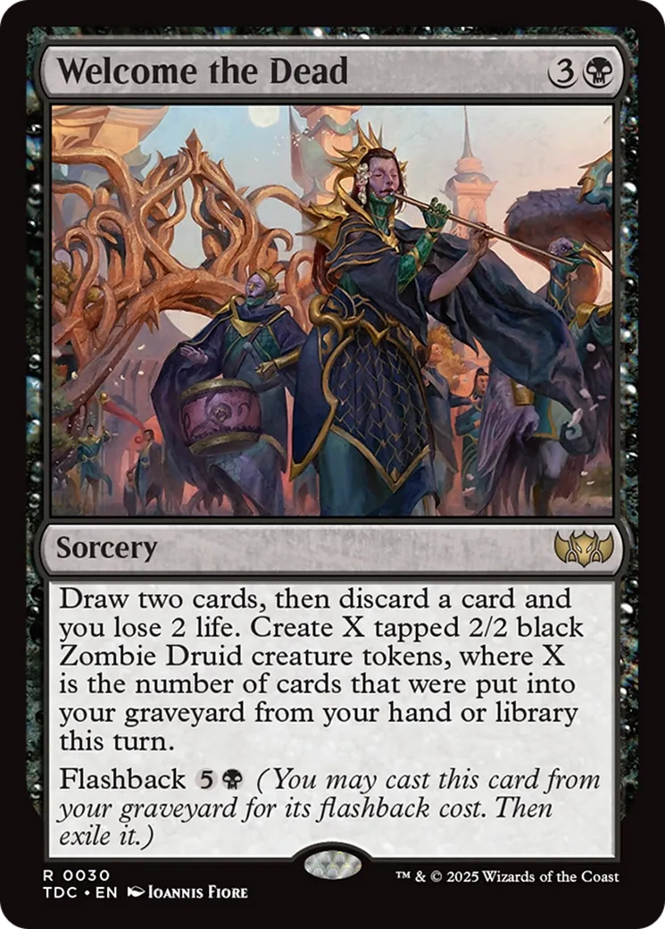Bienvenue aux morts — Tarkir: Dragonstorm Commander — Magic: The Gathering