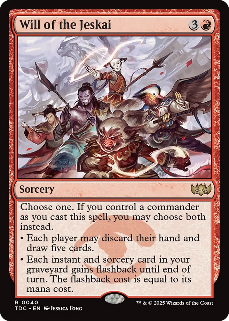 Volonté des Jeskaï — Tarkir: Dragonstorm Commander — Magic: The Gathering