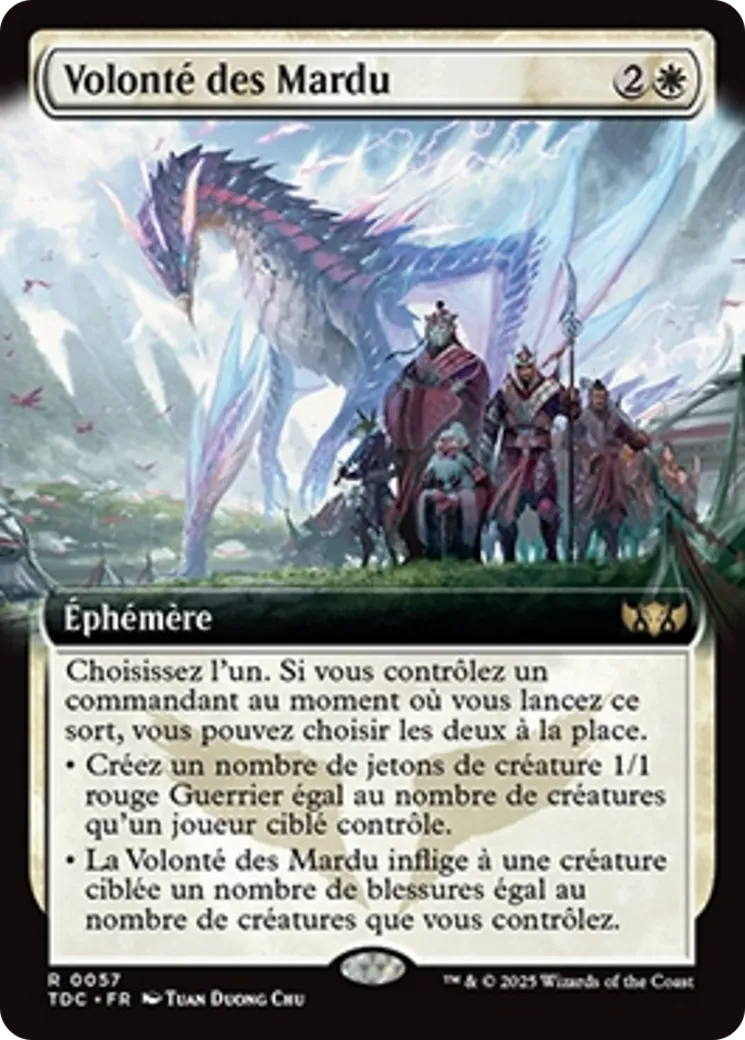 Volonté des Mardu — Tarkir: Dragonstorm Commander — Magic: The Gathering