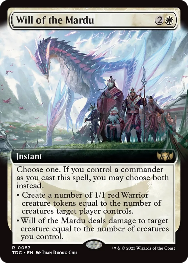 Will of the Mardu — Tarkir: Dragonstorm Commander — Magic: The Gathering
