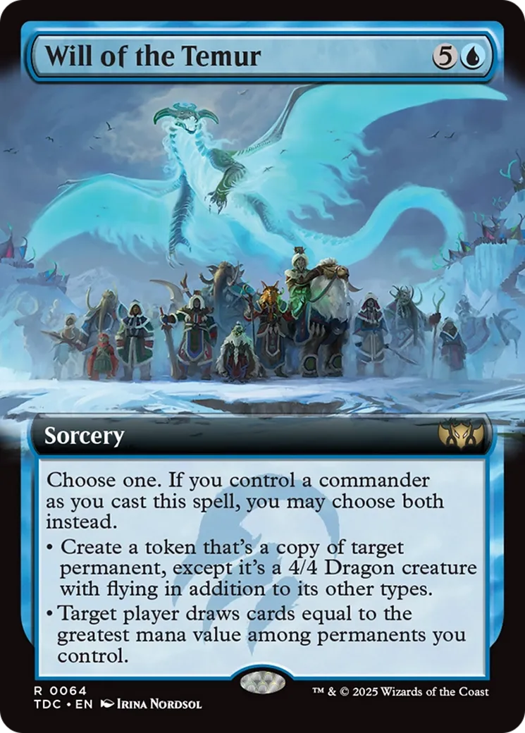 Will of the Temur — Tarkir: Dragonstorm Commander — Magic: The Gathering
