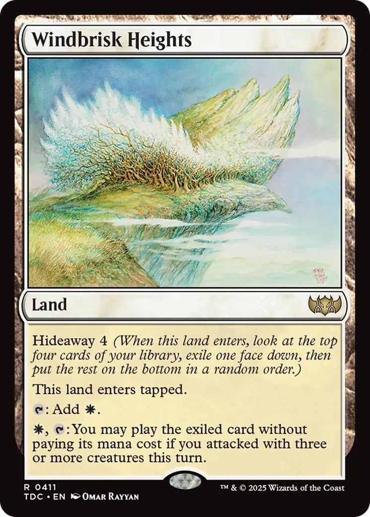 Hauts de Ventabrupt — Tarkir: Dragonstorm Commander — Magic: The Gathering