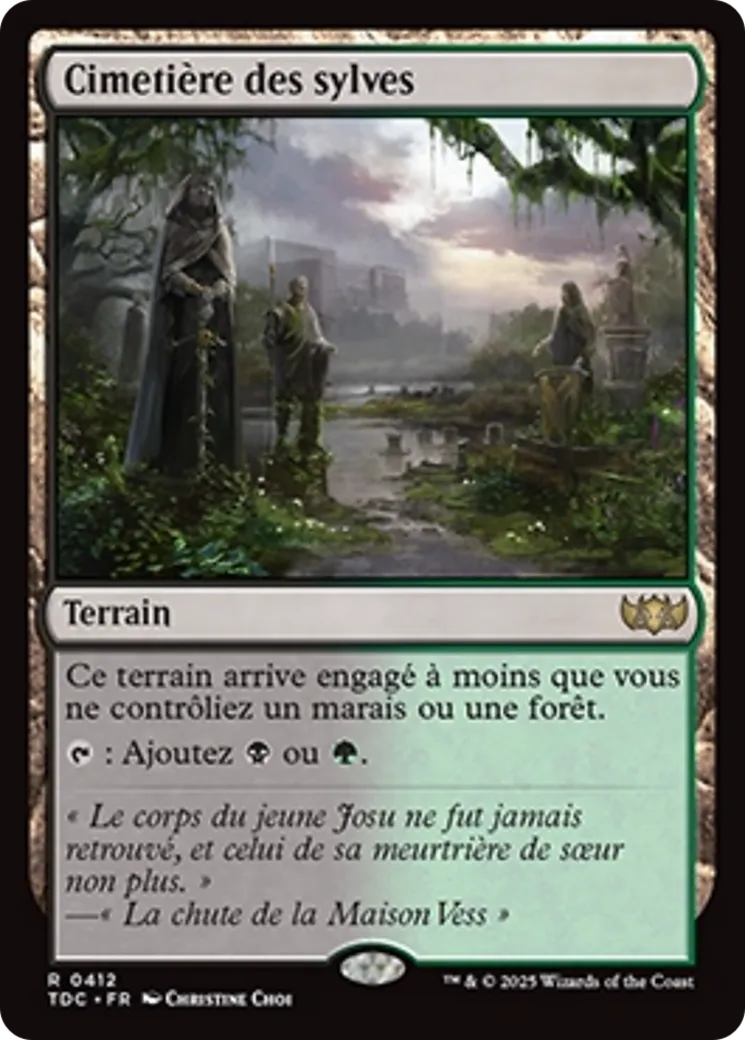 Cimetière des sylves — Tarkir: Dragonstorm Commander — Magic: The Gathering