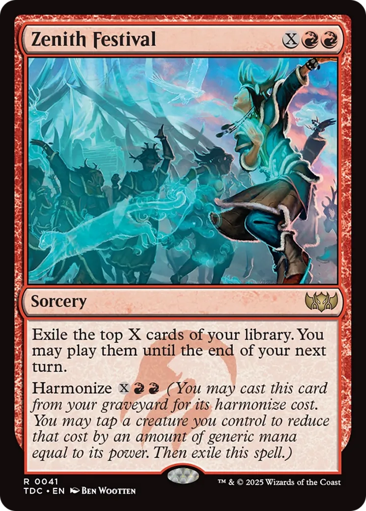 Festival du Zénith — Tarkir: Dragonstorm Commander — Magic: The Gathering