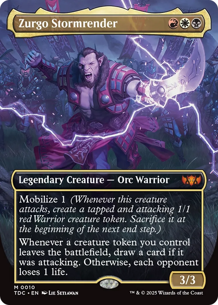 Zurgo, broyeur de tempête — Tarkir: Dragonstorm Commander — Magic: The Gathering