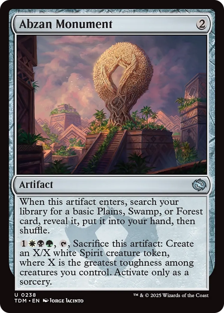 Monument abzan — Tarkir: Dragonstorm — Magic: The Gathering