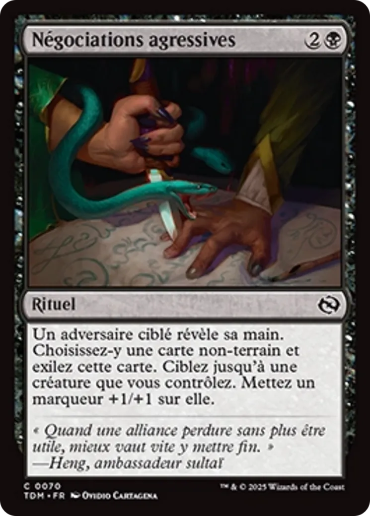 Négociations agressives — Tarkir: Dragonstorm — Magic: The Gathering