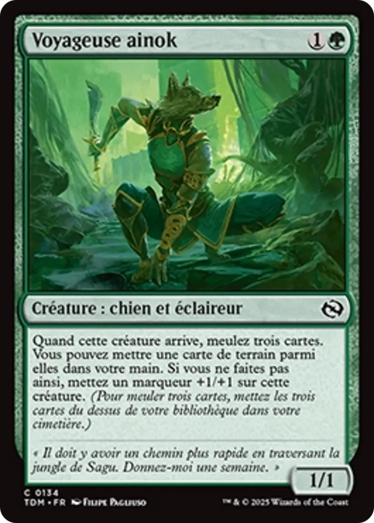 Voyageuse ainok — Tarkir: Dragonstorm — Magic: The Gathering