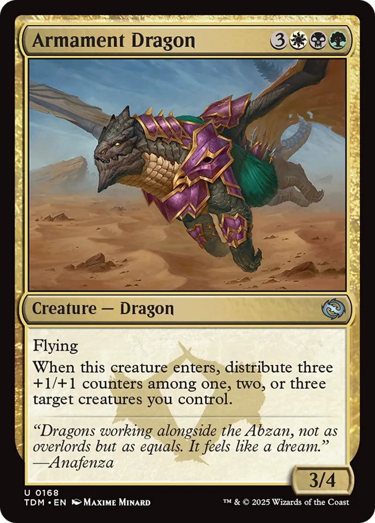 Dragon d'armement — Tarkir: Dragonstorm — Magic: The Gathering